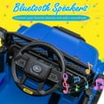 thumbnail image 2 of Xuanlur 12V Kids Electric Vehicles for Kids, Ride on Toys w/Parent Remote Control,USB, Music, LED Lights, Bluetooth, Gift for Boys Girls (Blue), 2 of 7