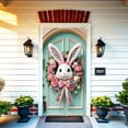 thumbnail image 5 of KOYPTL Cute Easter Decorations Door Cover for Home Decor Bunny Eggs House Fabric Backdrop Door Porch Covers Holiday Door Cover for Spring Easter Festival Party Supplies(71*35inch), 5 of 7