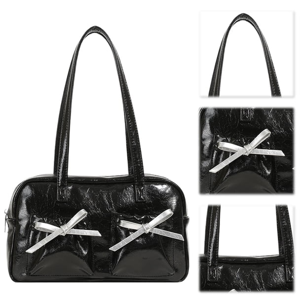 Bolso Bandolera Con Pajarita Hombro para Mujer Cuero PU Viajes