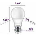 thumbnail image 2 of Philips Lighting Co Philips Warm Glow A19 Medium Dimmable LED Light Bulb  4 Pack, 2 of 10