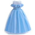 thumbnail image 3 of Princess Cinderella Costume for Girls Kids Cosplay Dress Carnival Halloween Party Outfit, 3 of 6