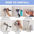 thumbnail image 6 of Venoro 304 Stainless Steel Bathroom Grab Bar Shower Handle Grab for Bathtubs & Showers, 6 of 18