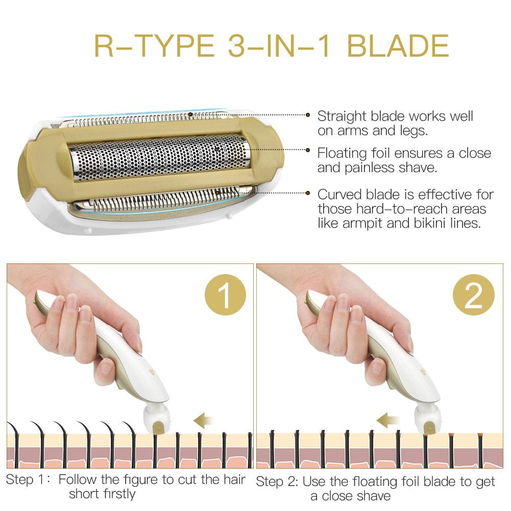 electric razor for women womens shaver bikini trimmer body hair removal