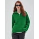 thumbnail image 2 of Suéteres de moda para mujer 2024, suéteres holgados con diseño de cremallera, suéteres casuales de cuello alto sólido, suéter de punto rosa grueso para mujer de invierno, 2 of 5