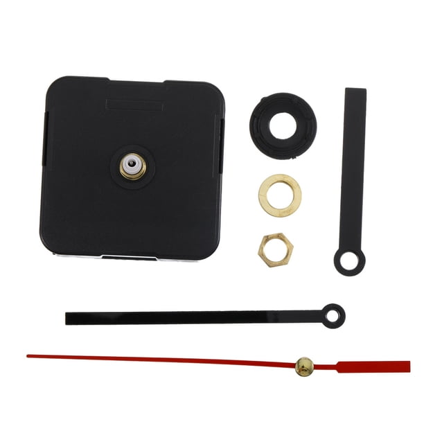 Moyic Mecanismo de reloj de cuarzo, reloj silencioso, piezas de manos de movimiento DIY, repuesto de reparación de reloj alimentado por batería, Decoración del hogar De tapa dura Moyic HA006015-01