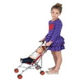 thumbnail image 3 of The New York Doll Collection First Dolls Stroller for Kids, - one piece – Red Color for18” inch Folds for Storage - Great Gift for Toddlers, 3 of 7