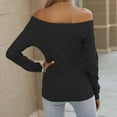 thumbnail image 6 of JINMGG V Neck Sweaters for Women Fall Winter Clearance,Women's Solid Color V-neck Sweater Top Long Sleeve Sweater V-neck Sweater, 6 of 7