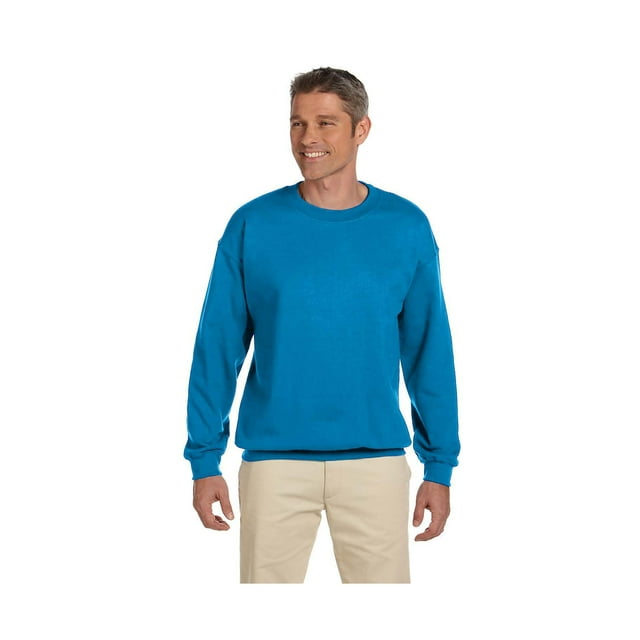 Gildan Chandail Molletonné à Col Ras du Cou avec Ceinture pour Homme en Mélange Épais, Style G18000