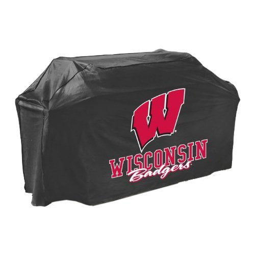 NCAA Wisconsin Badgers Black Grill Cover