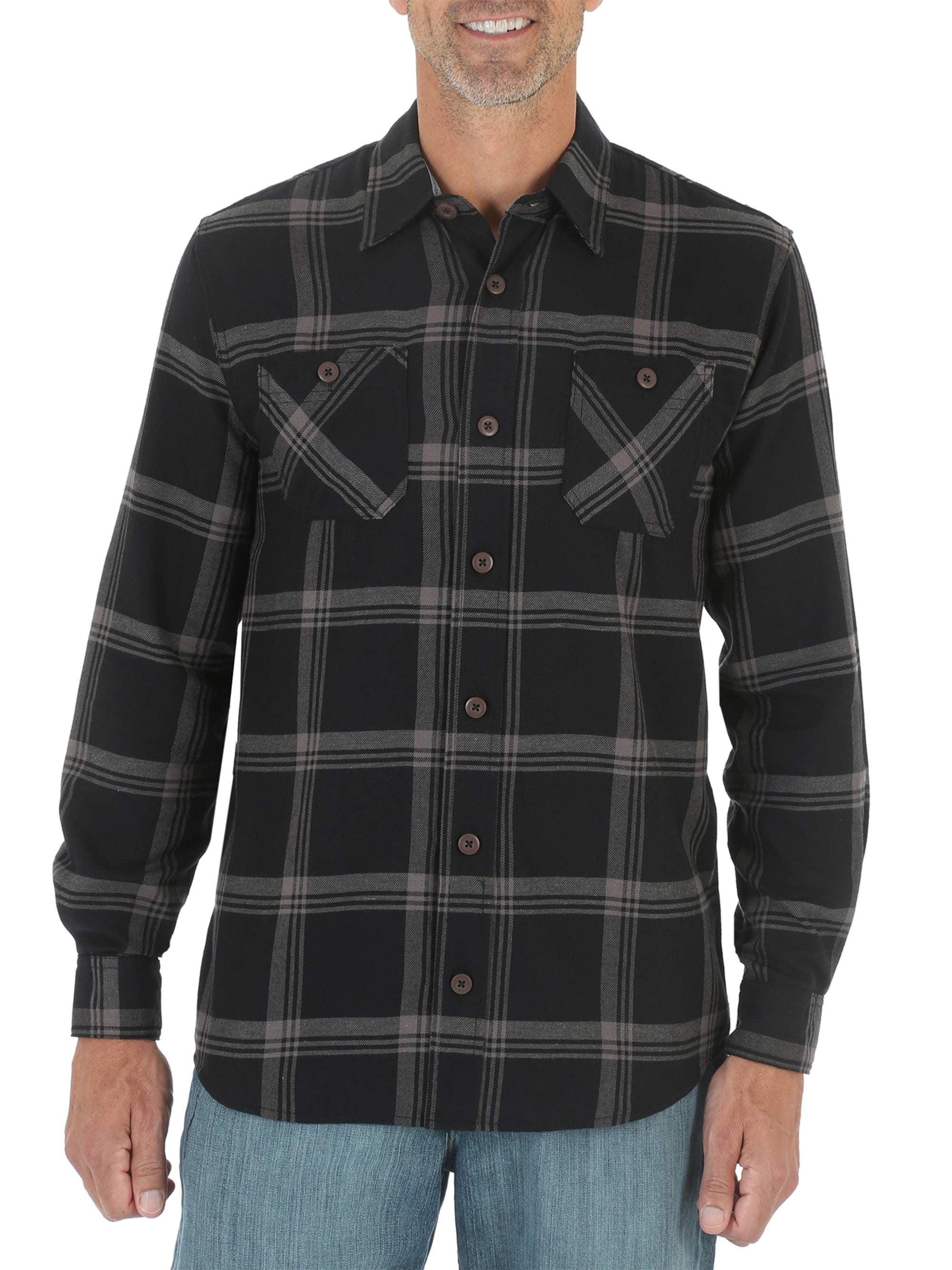 Men's Long Sleeve Classic Flannel Shirt