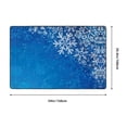 thumbnail image 2 of Shaggy Area Rug, Blue Christmas With Snowflakes Rugs for Living Room Bedroom Non Slip Door Mat Indoor Carpet Machine Washable Nursery Home Decor Floor Mats for Entryway 60x39in, 2 of 5