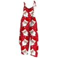 thumbnail image 1 of Wyzesi Combinaisons pour Femmes Chic Orange Combinaison de Noël pour Femmes à Imprimé avec Pantalon Combinaisons Blanches pour Femmes Chic Fête Combinaison Rouge Femmes, 1 of 5