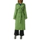Gupgi Women Jackets Double Breasted Long Trench Coat Classic Lapel Long Sleeve Windproof Overcoat - image 1 of 9
