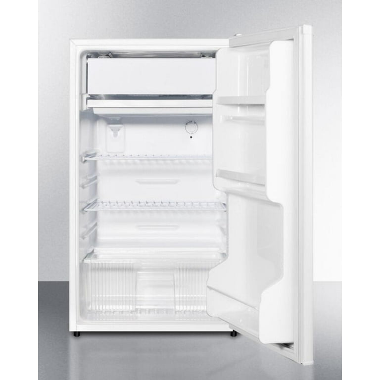 Summit Appliance 3.6 Cu Ft Single Door Mini Fridge FF412ES, White