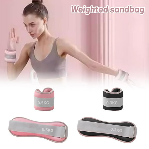 QHUDLV 1 Pair Portable Sandbag Ankle Wrist Weights Sandbag Fitness Strength Running Equipments Exercise Dancing Load Yoga Weight adjustable lbs For lbs lbs weights adjustable 5lb 5lb 2 2 ankle arm me