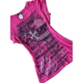 thumbnail image 3 of DHFJKG Short Sleeve T Shirts Women Summer Top Vintage Slim Fit Stretchy Y2K Gothic Clothes Crewneck Graphic Tee For Teen Girls Stylish Tops, 3 of 5