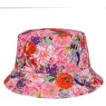 thumbnail image 3 of CoCopeaunts Reversible Bucket Hat Women's Summer Cotton Comfort Quick Dry Beach Cap Floral Double Sided Wear Fisherman Hat, 3 of 8