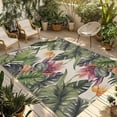 thumbnail image 2 of Outdoor Rug 5x8ft Palm Tree Leaves Branch Large Area Rug Plant Nature Indoor Outdoor Carpet Outdoor Rugs Mats for Patio Camping,RV,Front Door, Outside Decor, 2 of 9