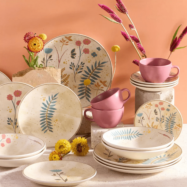 20 Piezas Vajillas PequeÃ±as Vajilla Corona Arabella 20 Piezas