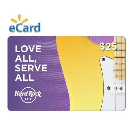 Hard Rock Cafe $25 Gift Card (Email Delivery)