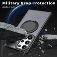 thumbnail image 2 of Ring Case for Galaxy S24 Ultra,Compatible with MagSafe with 360° Ring Stand Shockproof Protection Cover Case for Samsung Galaxy S24 Ultra Black, 2 of 12