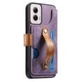 thumbnail image 6 of for Moto G Power 5G 2024 Wallet Case with Card Slots & Cash Slot【RFID Blocking】, With Wrist Kickstand,Flip Folio Book PU Leather  Shockproof Anti-fall Rugged Phone case Cover For Women Men,Purple, 6 of 13