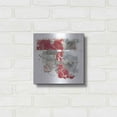 thumbnail image 3 of Luxe Metal Art 'Moving In And Out Of Traffic II Red Grey' by Mike Schick, Metal Wall Art, 12"x12", 3 of 9