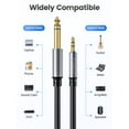 thumbnail image 5 of ORICO 3.5mm to 6.5mm Audio Cable Male To Male Connectors Audio Stereo Cable Blue 4.92Ft, 5 of 10