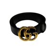 thumbnail image 5 of Gu-cci Marmont leather belt with shiny gold buckle, 5 of 5