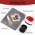 thumbnail image 6 of Oumilen Heat Press Mini, Portable Heat Press Machine, Portable Iron Press in Red, 6 of 7