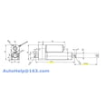 thumbnail image 3 of Advance linear actuator adjustable 600mm 650mm 700mm 750mm 800mm stroke 40mm/s speed 4000N 400KG 880LBS load, 3 of 3