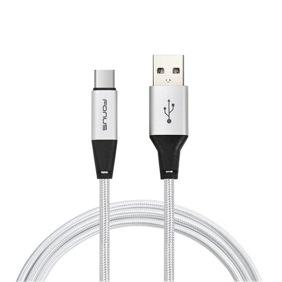 Type-C 6ft USB Cable for TCL 30XL, 30 XE 5G/V 5G - Charger Cord Power Wire USB-C Long