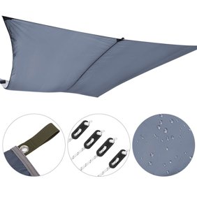 Hurrise New Sand Sun Shade Sail Sunscreen Rectangle Polyester