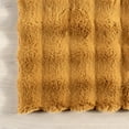 thumbnail image 4 of nuLOOM Jeni SuperiorWash Solid Faux Rabbit Machine Washable Area Rug, 2' 6" x 8', Runner, Jeni Gold, 4 of 9