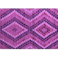thumbnail image 1 of Ahgly Company Indoor Rectangle Abstract Purple Modern Area Rugs, 4' x 6', 1 of 4