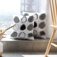 thumbnail image 6 of LALILO Throw Pillow Covers Halftone Modern Black And White Cushion Cover 18" x 18", 2 Pack, 6 of 6