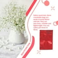 thumbnail image 4 of Inteprter Paquete de 100 piezas Bolsa de papel de aluminio Soportes para alimentos Bolsas con cierre hermético Rojo 7.5x6.5cm Type2 NO2, 4 of 6