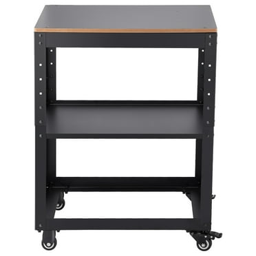 SKYSHALO Planer Base, Supports up to 100 lbs / 45 kg, Adjustable Three-Level Height, Thickness Planer Stand with 4 Durable Wheels & Storage Area, Suitable for Various Planers and Bench-top Devices