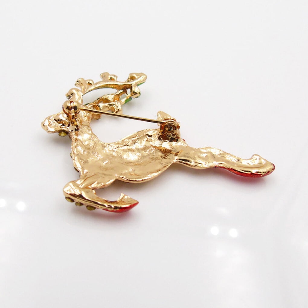 Grosse Epingle A Nourrice Broche Bowknot Strass Or Blanc - Accessoire Élégant Pour Manteau/Écharpe Broche Femme