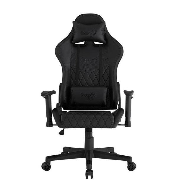 Posh Living Kimberlyn Faux Leather Game Chair Black