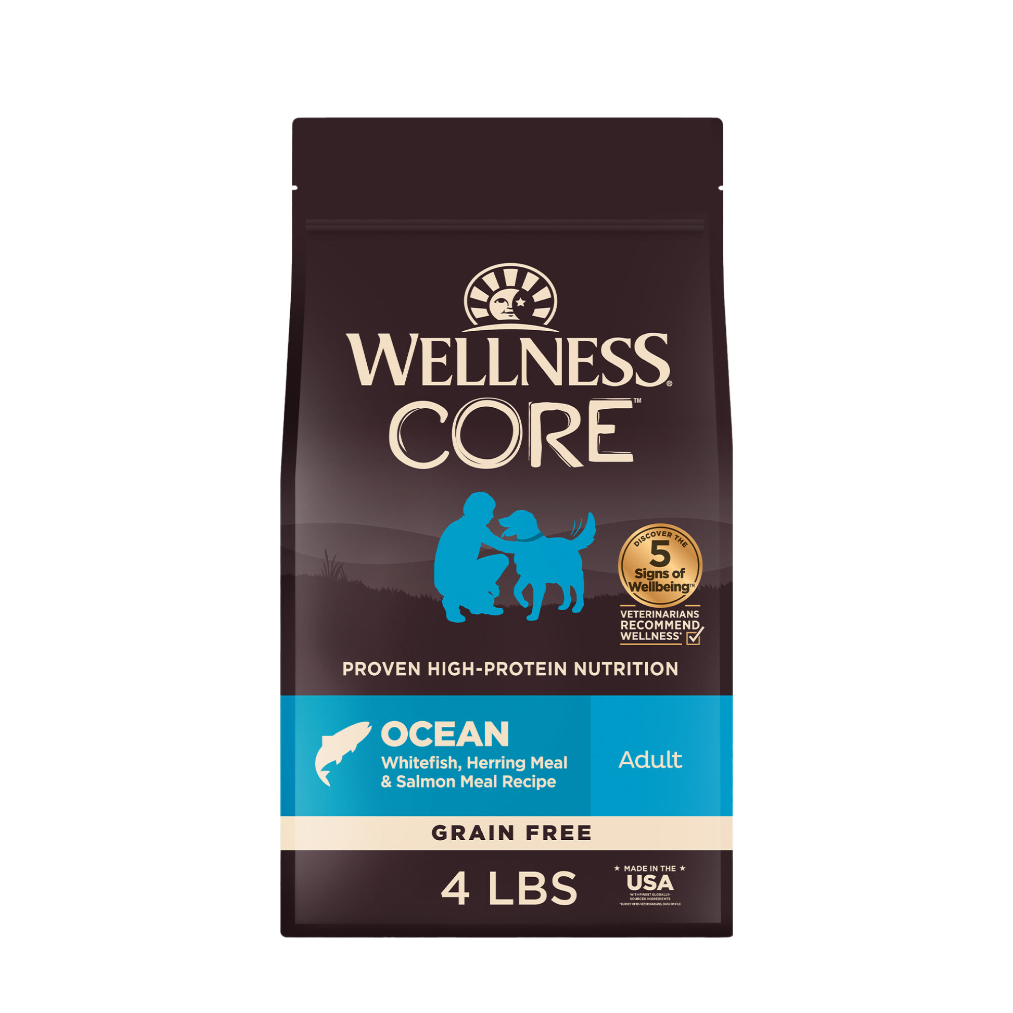 Wellness CORE Grain Free Fish & Salmon Dry Dog Food photo 1