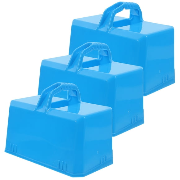EeaseCA Snow Fort Building Blocks, 3pcs Snow Brick Maker Sand Castle Mold Beach Snow Winter Brick Form for Kids Outdoor Snow Castle Summer Game