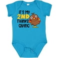 thumbnail image 3 of Inktastic It's My 2nd Thanksgiving Cute Turkey Boys or Girls Baby Bodysuit, 3 of 5
