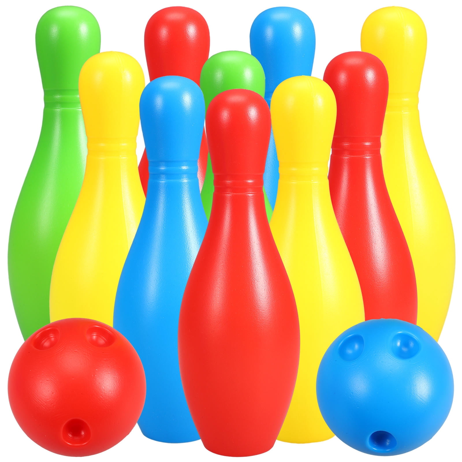 Produktbild von Bowlingspiel Für Kinder Wensdr Mini-Bowling-Set Für Familie, Drinnen Und Draußen, Bowlingbahn Bowling Set Kinder Ab 2 Jahre