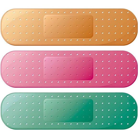 Vjnyvs 3Pcs Large Bandage Car Stickers Funny Bumper Decals Scratch Dent Cover Sticker