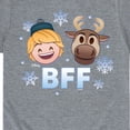 thumbnail image 3 of Disney Emoji - Kristoff Sven BFFs - Toddler And Youth Short Sleeve Graphic T-Shirt, 3 of 5