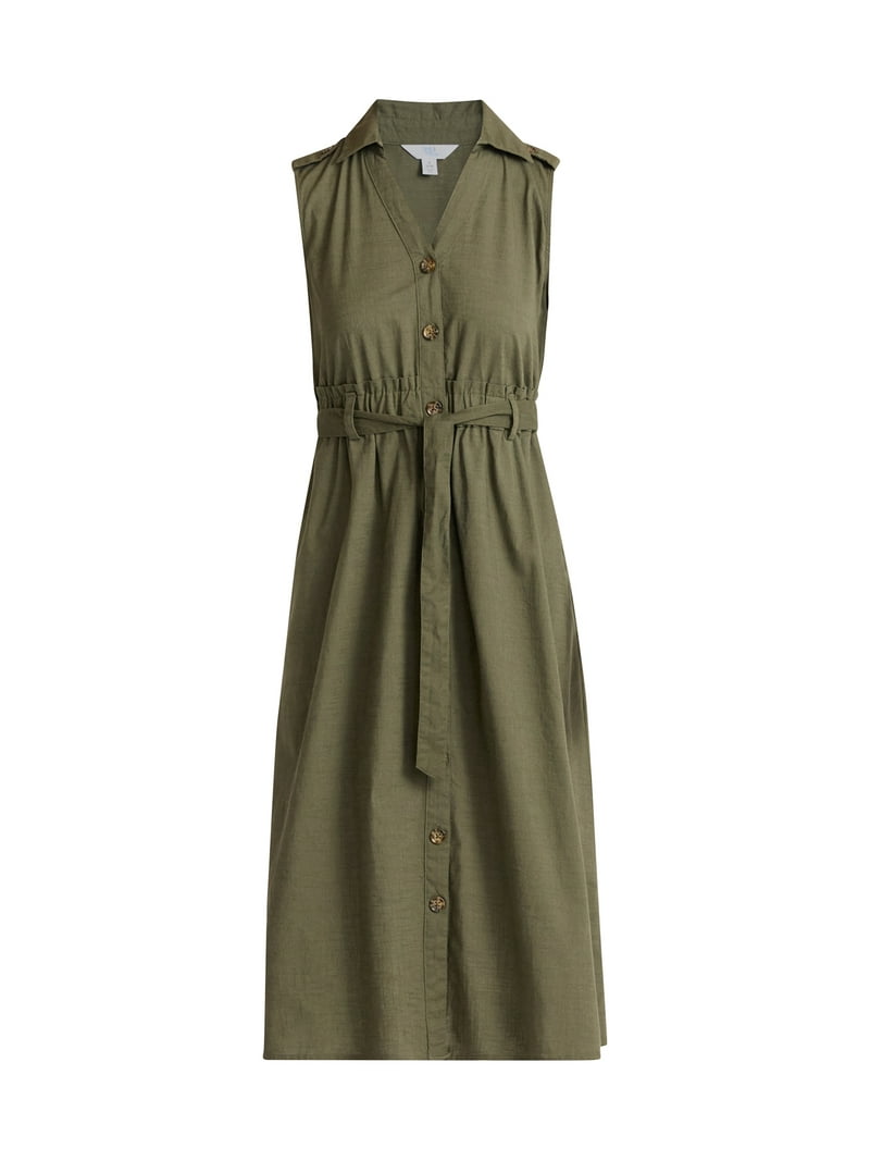 ワンピース THEREDTHREAD S tie shirt dress THEREDTHREAD / ザ