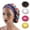 Lake blue, variant on SPRING PARK 6 Colors Shower Cap Women Sleeping Hat Night Sleep Cap Hair Care Bonnet Head Cover Wide Elastic Band