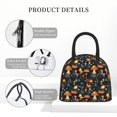thumbnail image 4 of Easygdp Colorful Plants Mushroom Bolsa de Almuerzo Insulada Grande, Forro de Aluminio, Diseño Espacioso, a Prueba de Fugas, Ideal para Trabajo, Picnics, Viajes y Actividades al Aire Libre, 4 of 6