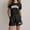 Black, variant on SNKSDGM Girls Baby Girl Easter Outfit 18-24 Months Girls Summer Outfits Size 6 Girls Fashion Letter Print Casual Loose Short Sleeve Suit Easter Baby Girl Outfit 7-8 Years